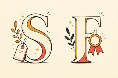 Illustration for "Free vs. paid fonts: What you're actually paying for"