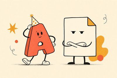 Illustration for "The most hated font in the world? The story of Comic Sans"